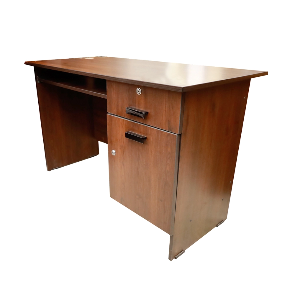 Wooden Computer Table with Drawer And Cabinet