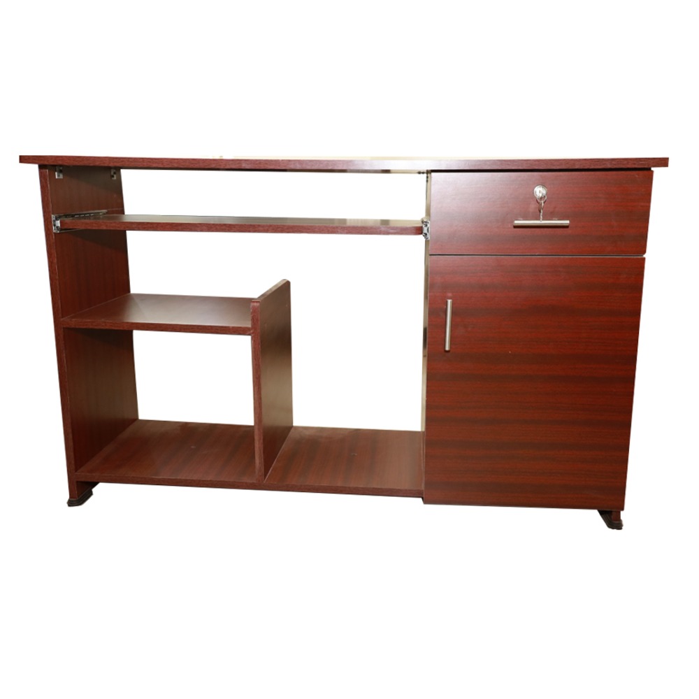 Computer table with drawer