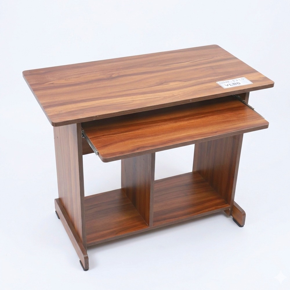 Computer Table  Teak Wood Colour  VLRO15